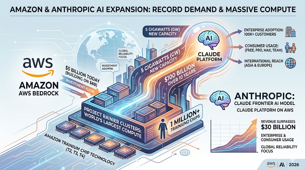 Amazon and Anthropic Announce a Massive AI Expansion
