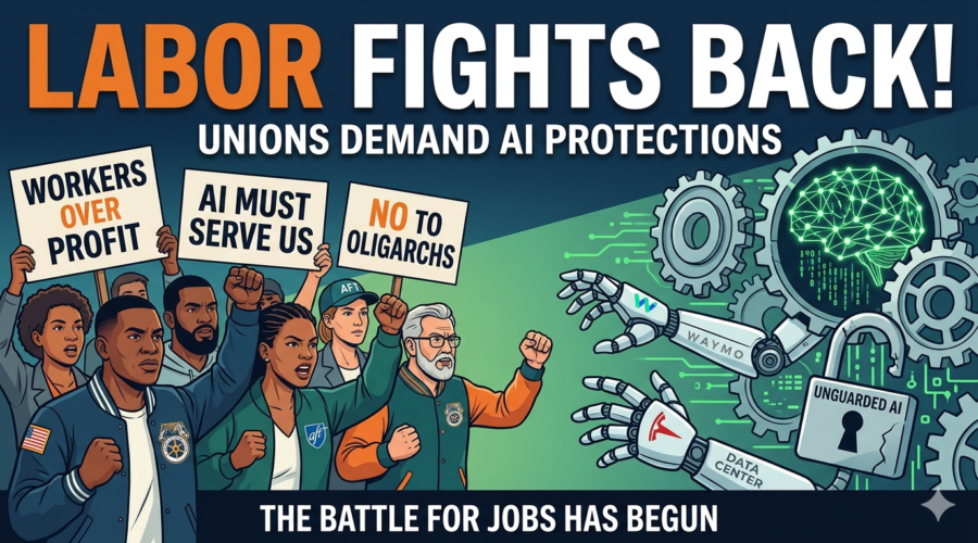 Unions Oppose AI Expansion: Labor Leaders Demand Worker Protections in the Emerging AI Economy