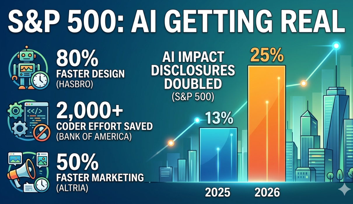 Corporate AI Adoption Is Getting Real: What S&P 500 Companies Are Actually Doing With AI