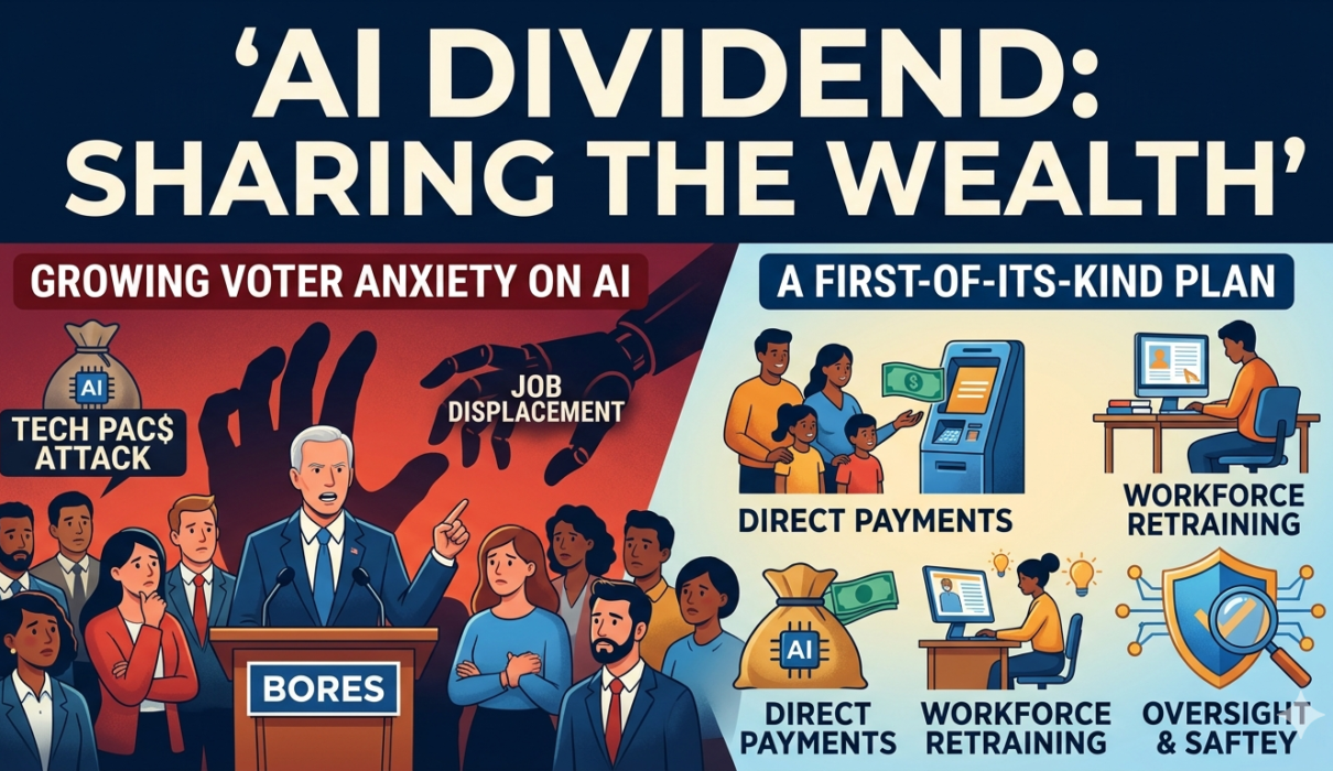 Exclusive: Alex Bores rolls out "AI dividend" plan to share AI wealth