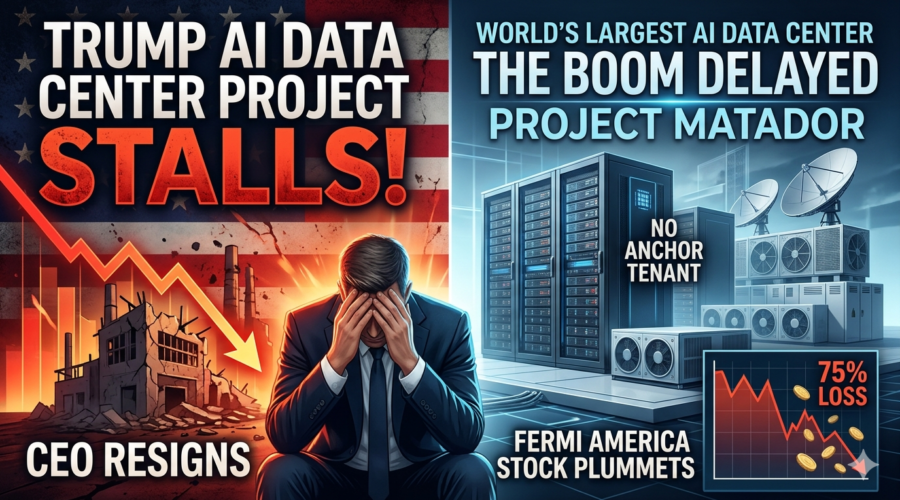 Trump AI Data Center Project Stalls as CEO Toby Neugebauer Resigns Amid Delays