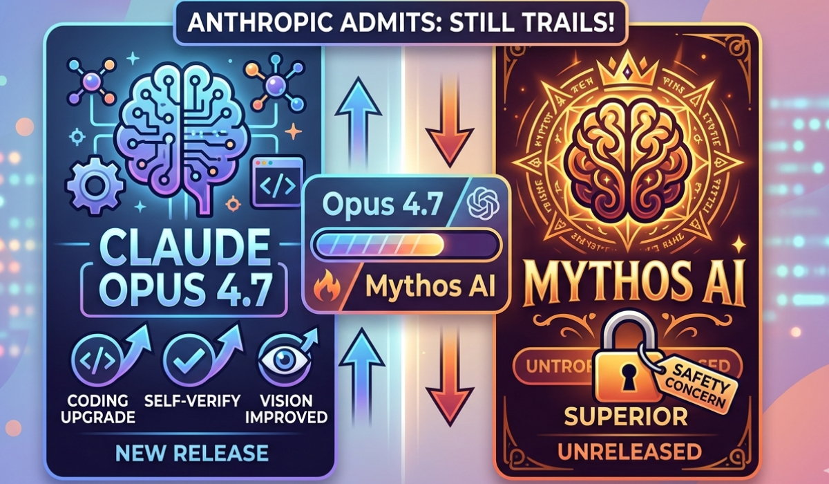 Claude Opus 4.7 Released: Anthropic Admits It Still Trails Unreleased Mythos AI Model