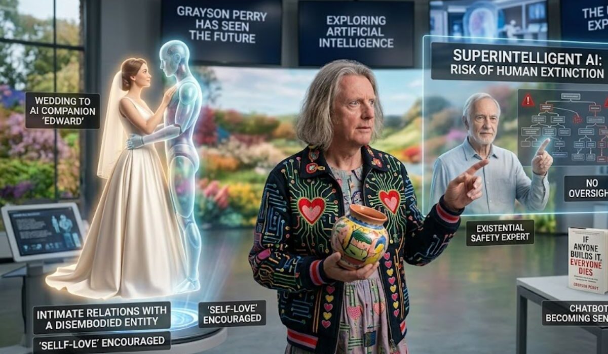 Mind-Blowing and Terrifying: Inside Grayson Perry’s New AI Documentary