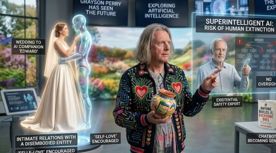 Mind-Blowing and Terrifying: Inside Grayson Perry’s New AI Documentary