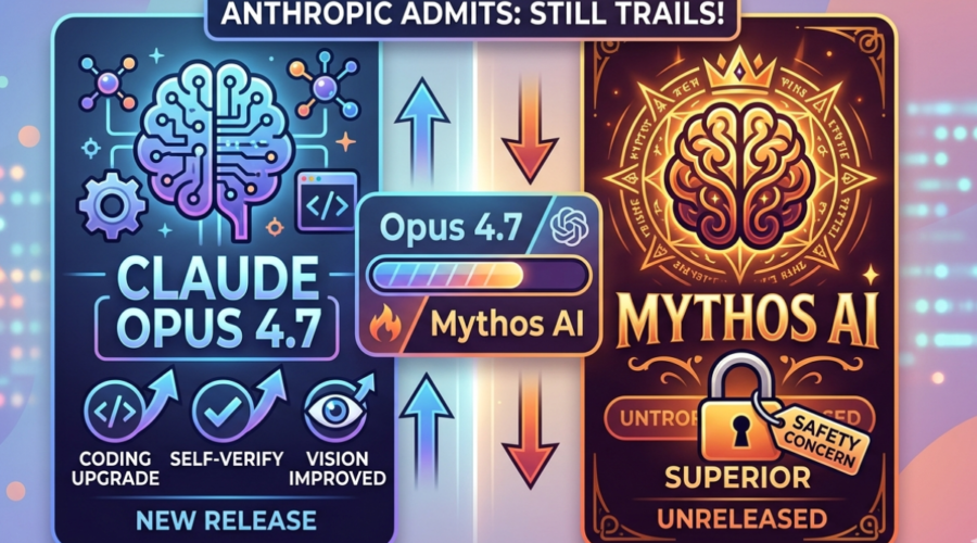 Claude Opus 4.7 Released: Anthropic Admits It Still Trails Unreleased Mythos AI Model